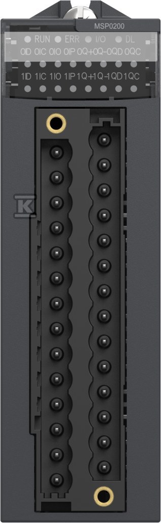 Module PTO, 2 canaux, 4 entrées, 24 V - BMXMSP0200